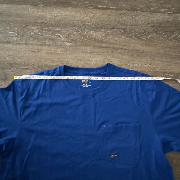 Ariat Men's Vibrant Blue Short Sleeve Tee - Picture 8 of 10
